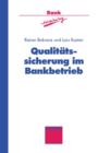 Image for Qualitatssicherung im Bankbetrieb