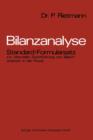 Image for Bilanzanalyse : Standard-Formularsatz zur rationellen Durchfuhrung von Bilanzanalysen in der Praxis