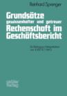 Image for Grundsatze gewissenhafter und getreuer Rechenschaft im Geschaftsbericht