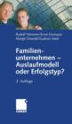 Image for Famillenunternehmen - Auslaufmodell Oder Erfolgstyp?