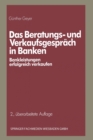 Image for Das Beratungs- und Verkaufsgespr?ch in Banken : Bankleistungen erfolgreich verkaufen