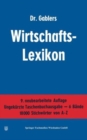 Image for Dr. Gablers Wirtschafts-Lexikon