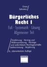 Image for Burgerliches Recht I