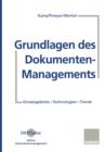Image for Grundlagen des Dokumenten-Managements