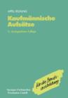 Image for Kaufmannische Aufsatze : Ein Lehr- und Ubungsbuch zur Vorbereitung auf den kaufmannischen Aufsatz