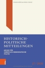 Image for Historisch-Politische Mitteilungen