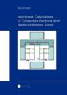 Image for Non-linear Calculations of Composite Sections and Semi-continuous Joints