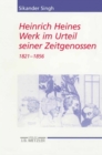 Image for Heinrich Heines Werk im Urteil seiner Zeitgenossen: Kommentar 1821 bis 1856 und Register