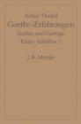 Image for Goethe-Erfahrungen : Studien und Vortrage. Kleine Schriften 1