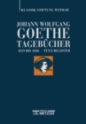 Image for Johann Wolfgang von Goethe: Tagebucher: Historisch-kritische Ausgabe. Band VII, 1: Text (1819-1820)