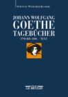 Image for Johann Wolfgang Goethe: Tagebucher : Band II,1 Text (1790-1800)