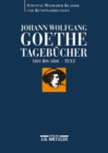 Image for Johann Wolfgang Goethe: Tagebucher : Band III,1 Text (1801-1808)