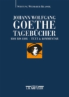 Image for Johann Wolfgang Goethe: Tagebucher : Band III,1 und III,2 (1801-1808)