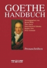 Image for Goethe-Handbuch : Band 3: Prosaschriften