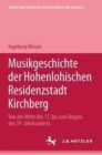 Image for Musikgeschichte der Hohenlohischen Residenzstadt Kirchberg