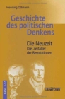 Image for Geschichte des politischen Denkens : Band 3.2: Die Neuzeit. Das Zeitalter der Revolutionen