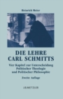 Image for Die Lehre Carl Schmitts