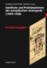 Image for Manifeste und Proklamationen der europaischen Avantgarde (1909–1938) : Sonderausgabe