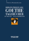 Image for Johann Wolfgang Goethe: Tagebucher : Band VI,1 und VI,2 (1817-1818)