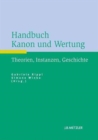 Image for Handbuch Kanon und Wertung