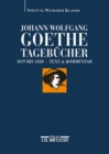 Image for Johann Wolfgang Goethe: Tagebucher : Band VII,1 und VII,2 (1819-1820)