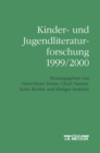 Image for Kinder- und Jugendliteraturforschung 1999/2000: Mit einer Gesamtbibliographie der Veroffentlichungen des Jahres 1999
