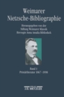 Image for Weimarer Nietzsche-Bibliographie in 5 Banden: Band 1: Primarliteratur 1867-1998.