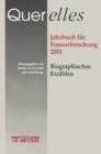 Image for Querelles. Jahrbuch fur Frauenforschung 2001: Band 6: Biographisches Erzahlen