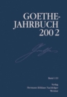 Image for Goethe Jahrbuch 2002: Band 119 der Gesamtfolge