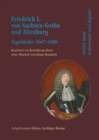 Image for Friedrich I. von Sachsen-Gotha und Altenburg: Tagebucher 1667 bis 1686. Kommentar und Register.