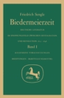 Image for Biedermeierzeit, Band 1: Allgemeine Voraussetzungen. Richtungen. Darstellungsmittel.