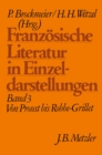 Image for Franzosische Literatur in Einzeldarstellungen, Band 3: Von Proust bis Robbe-Grillet
