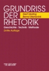 Image for Grundriss der Rhetorik: Geschichte - Technik - Methode