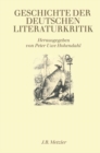 Image for Geschichte der deutschen Literaturkritik (1730-1980)