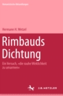 Image for Rimbauds Dichtung: Romanistische Abhandlungen, Band 4