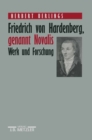 Image for Friedrich von Hardenberg, genannt Novalis: Werk und Forschung