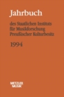 Image for Jahrbuch des Staatlichen Instituts fur Musikforschung (SIM) Preussischer Kulturbesitz, 1994