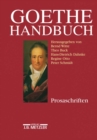 Image for Goethe-Handbuch: Band 3: Prosaschriften