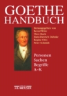 Image for Goethe-Handbuch: Band 4, Teilband 1: Personen, Sachen, Begriffe A - K