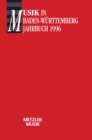 Image for Musik in Baden Wurtemberg, Band 1: Jahrbuch 1996.