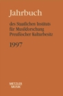 Image for Jahrbuch des Staatlichen Instituts fur Musikforschung (SIM) Preuischer Kulturbesitz, 1997