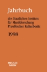 Image for Jahrbuch des Staatlichen Instituts fur Musikforschung (SIM) Preuischer Kulturbesitz, Jahrbuch 1998