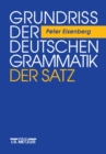 Image for Grundriss der deutschen Grammatik: Band 2: Der Satz