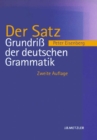 Image for Grundri der deutschen Grammatik: Band 2: Der Satz