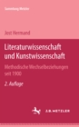 Image for Literaturwissenschaft und Kunstwissenschaft: Sammlung Metzler, 41