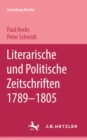 Image for Literarische und politische Zeitschriften (1789-1805): Sammlung Metzler, 121