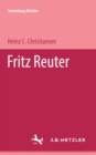 Image for Fritz Reuter: Sammlung Metzler, 134