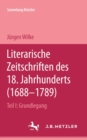 Image for Literarische Zeitschriften des 18. Jahrhunderts: Sammlung Metzler, 174