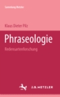 Image for Phraseologie: Sammlung Metzler, 198