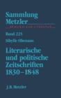 Image for Literarische und politische Zeitschriften 1830-1848: Sammlung Metzler, 225